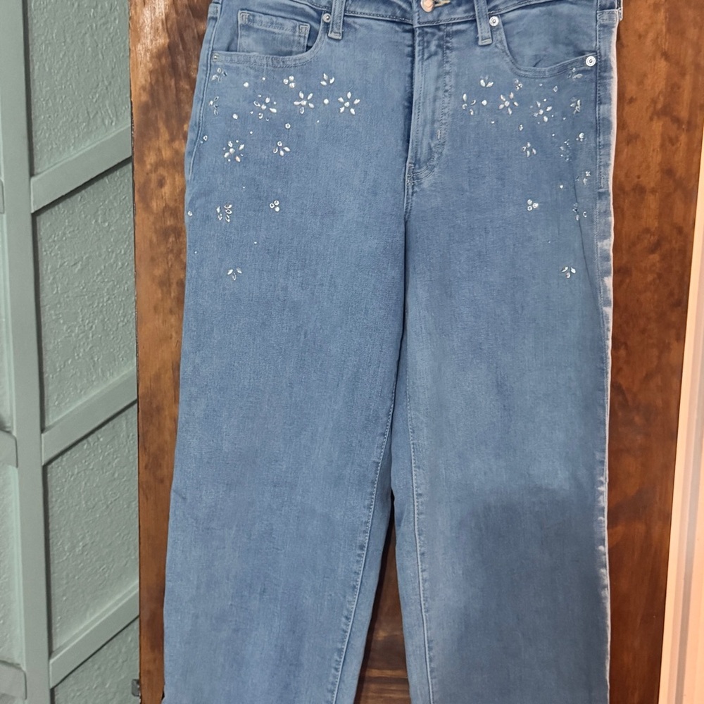Old Navy Women's Light Blue Straight Leg Jeans